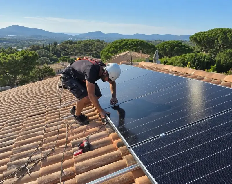 Installateur panneaux solaires Lambesc — pose photovoltaïque sur toiture